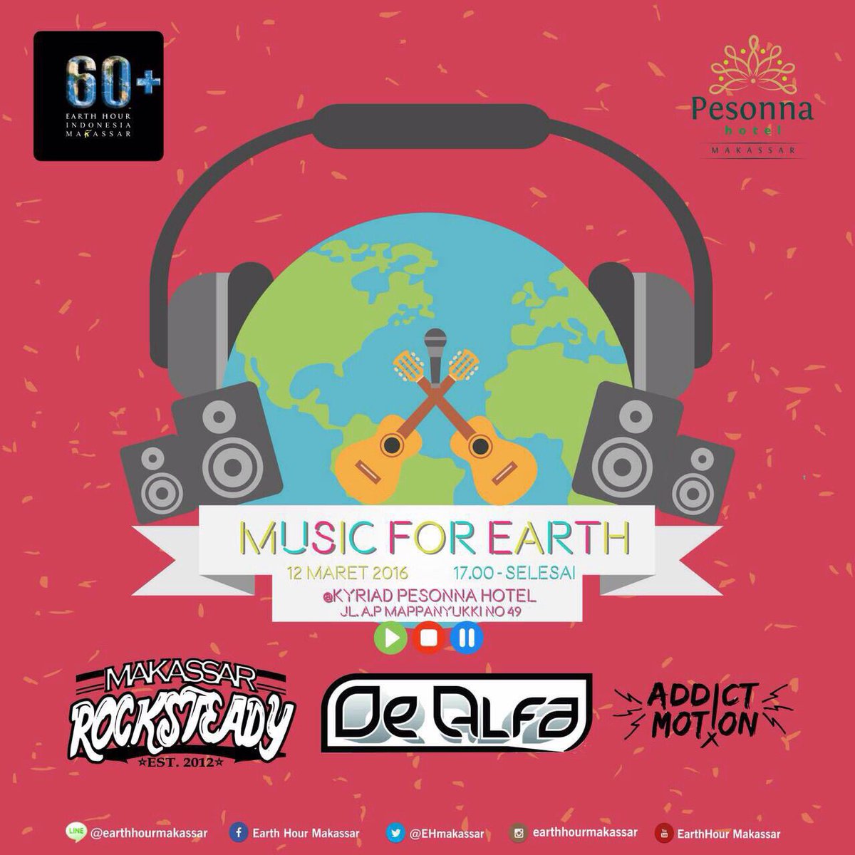 Besok Malam!! Di Hotel Pesonna jln mappayukki Jam 7 malam!!