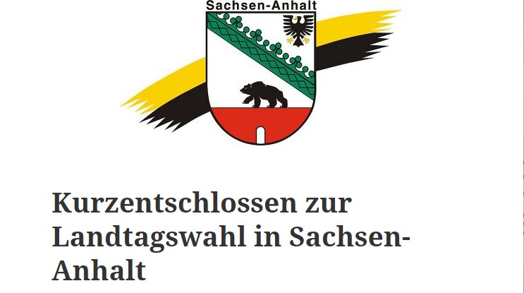 Am Sonntag findet die #ltwlsa statt. 15 Minuten können reichen, um die Wahl zu treffen: wahlinfoplus.de/?p=126