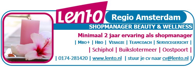 #Vacatures #Amsterdam en #Schiphol. #Shopmanager #beauty #wellness en #lifestyle.
bit.ly/1pAV45P