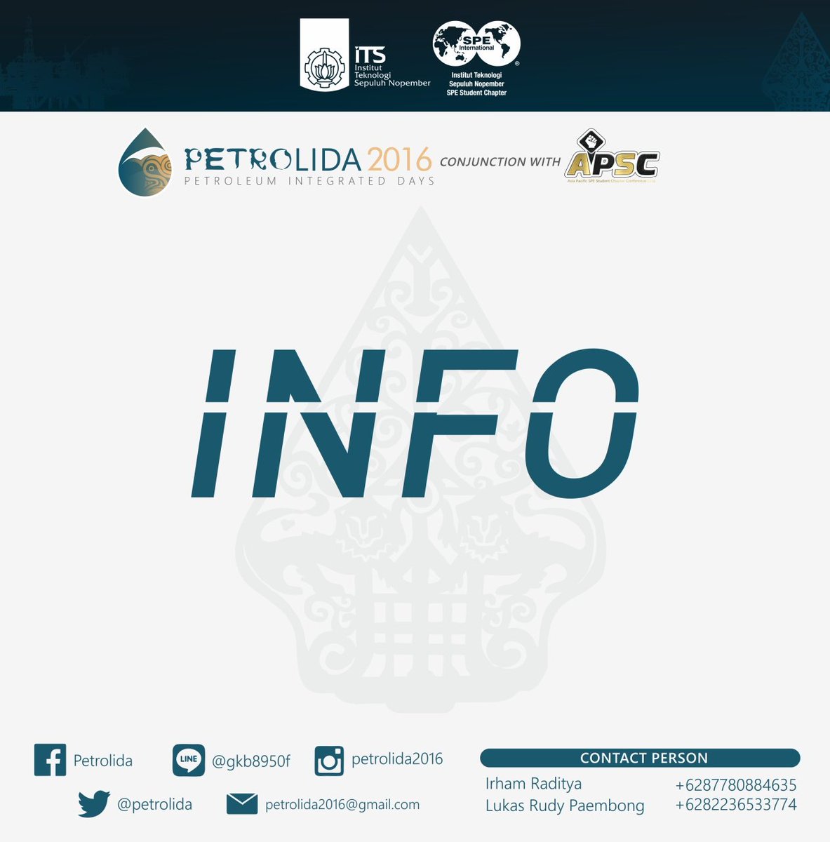 petrolida's tweet photo. CONGRATULATIONS!

https://t.co/y8UKlHNcTV

#Petrolida2016 #APSC2016 #CultureEnergy https://t.co/zuKqfGRDlf