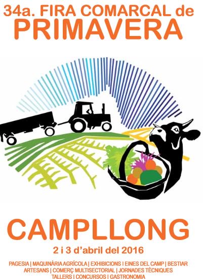 FiraCampllong's tweet photo. JA POTS CONSULTAR EL PROGRAMA DE LA 34a FIRA COMARCAL DE PRIMAVERA DE CAMPLLONG
https://t.co/ThQxWlMRwh https://t.co/SdqxHuLlNc