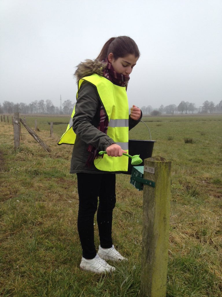 Leerlingen van #Reggesteyn Rijssen ook dit jaar weer van de partij bij schoonmaak #Wereldtijdpad #nldoet