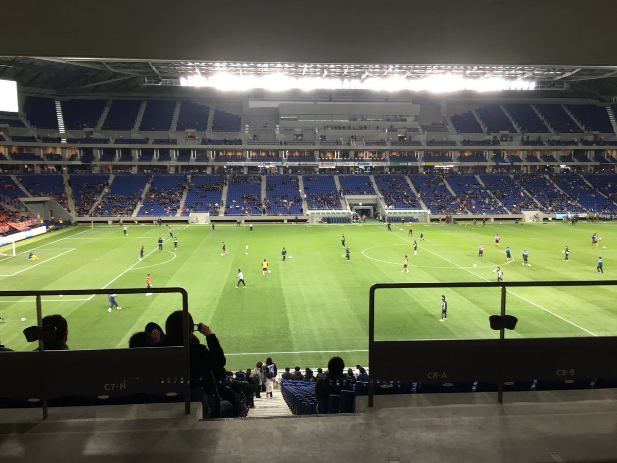 hotatiman's tweet photo. ガンバの吹田スタジアムきたぜぇ https://t.co/MszLmrDARj