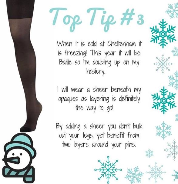 CharnosHosiery's tweet image. Anne-Marie’s top tip #3: This year’s #weather will be freezing! Wear #sheers beneath your #opaques to double up!