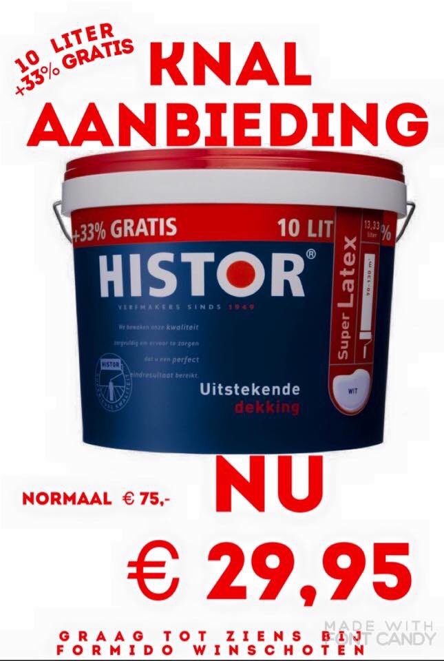Knal aanbieding bij #formido #winschoten