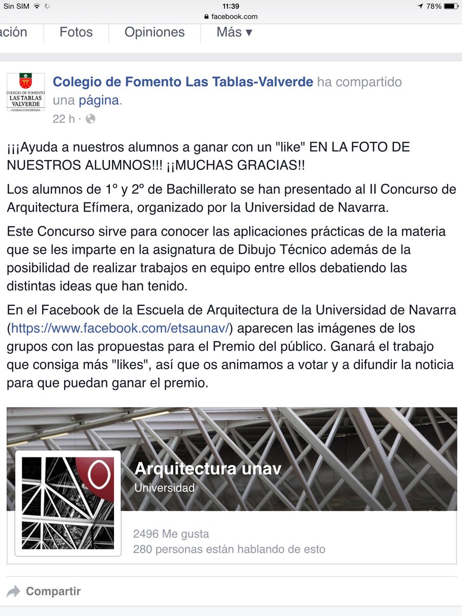 APATabValv's tweet photo. Agrega al colegio en Facebook y ¡dale tu primer like! ¡Nuestros hijos lo agradecerán! https://t.co/S6bWxwNdg7