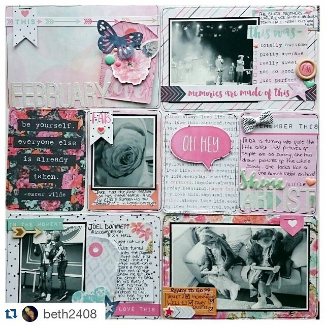 BethMoloney2408's tweet photo. #scrapbooking #PocketPage kit from @CraftIslandShop. More layouts on my #Instagram #subscriptionbox #craftislandkit https://t.co/VdIuCYBJxZ
