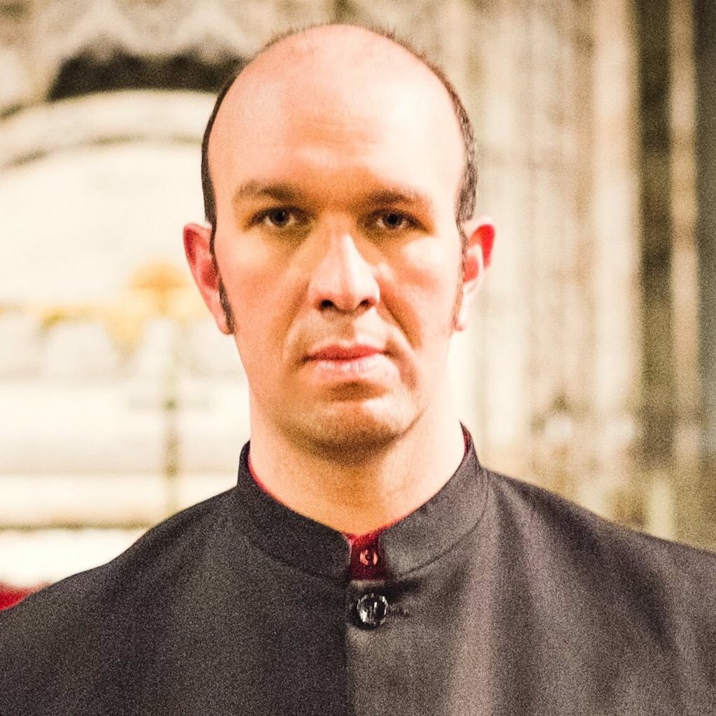 HashtagOperaCo's tweet image. Percy is @JohnUpperton, Rochefort is @rjedwards_btone, Hervey is @tenor_top_D and Smeton @annaweez