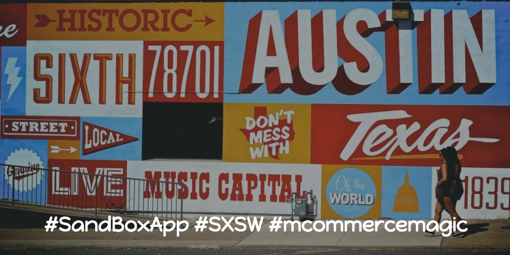 SandboxCommerce's tweet image. We love our city! We&apos;d love to show you around if you&apos;re in town for #SXSW #mcommercemagic #SandBoxApp