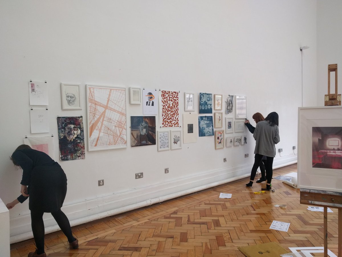 Currently setting up ready for the Fine Art Auction tonight at 6pm