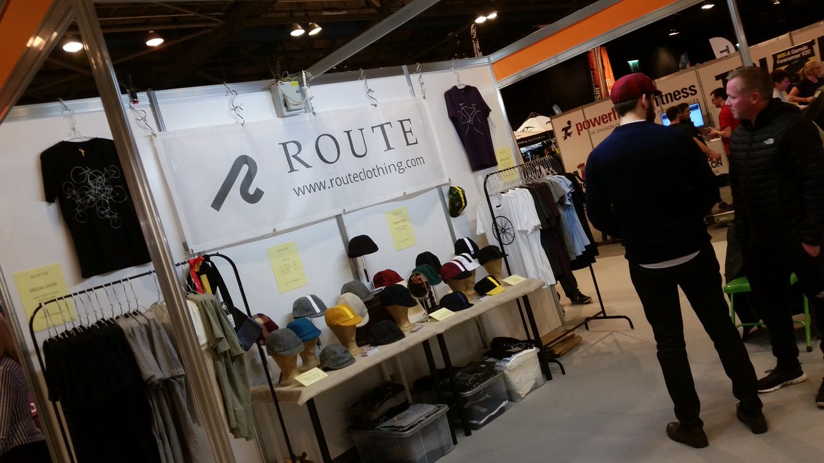 WonkyWoolies's tweet photo. @routeclothing stand looking Fab @ScropsScotland #secc #outdoorpursuits #handmade https://t.co/m1ku5gKcF5