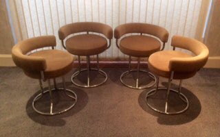 WarringtonAuc's tweet photo. We will have a large Mid 20th section in our next sale on March 23rd, including these 4 chrome Neil Morris stools https://t.co/f1R7YBJe5s