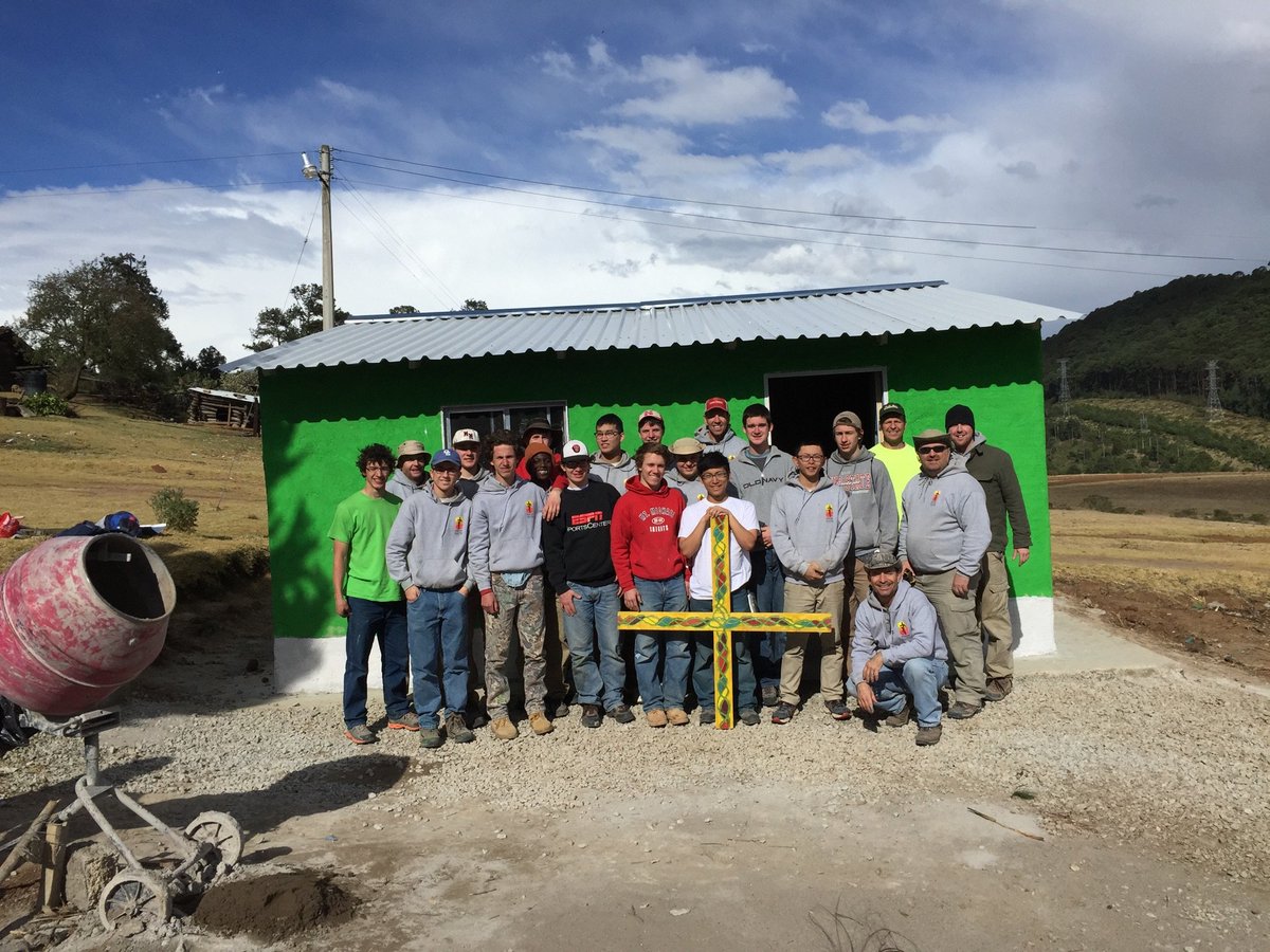Mount_Michael's tweet photo. One of the houses built by the Knights in Mexico this week. Keep them in your prayers as they travel home tomorrow! https://t.co/8G7wopzOYX