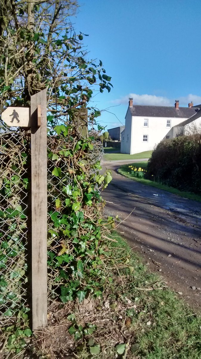 lynn_preece's tweet photo. The advantages of working from home &amp; having @PembsCoast path on your doorstep! #Lunchtime  #powerwalk https://t.co/p8YMc7gxVF