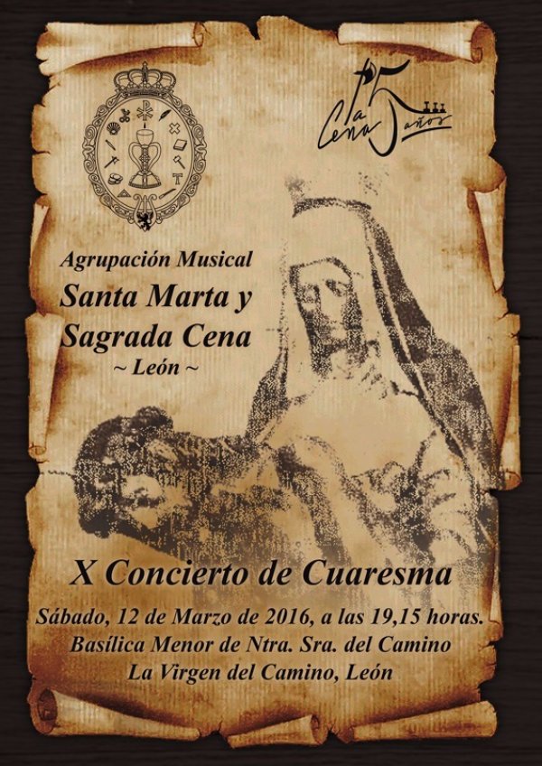 HorquetaDigital's tweet photo. Mañana a las 19.15 en la basílica de la Virgen del Camino, @amlacena ofrece su tradicional concierto de Cuaresma https://t.co/Xbt6D4RbTN
