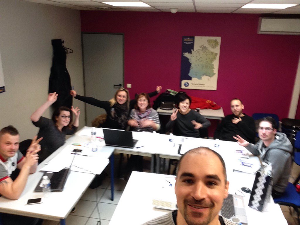 braud_frederic's tweet photo. @Nforven Promo Illkirch Mars 2016 c'est fini 😢! Bonne route les pioupious ! #quandtudecouvreslacanneaselfie https://t.co/nAK3xT3UHd