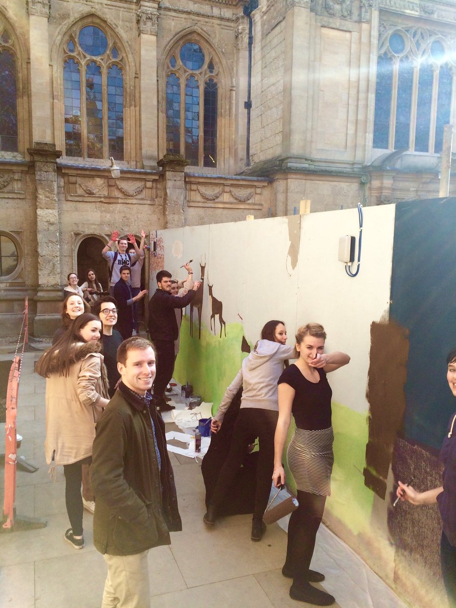 Another hard day's work at Brasenose! #deerpark #bncarts