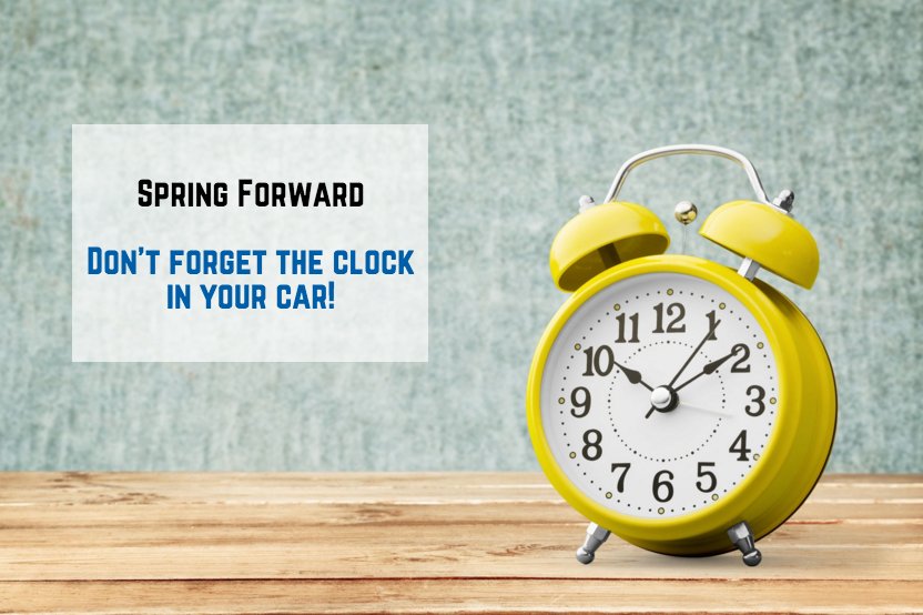 TorqueAutoNC's tweet image. Don't forget to spring forward this weekend because Sunday is the start of Daylight Savings Time!