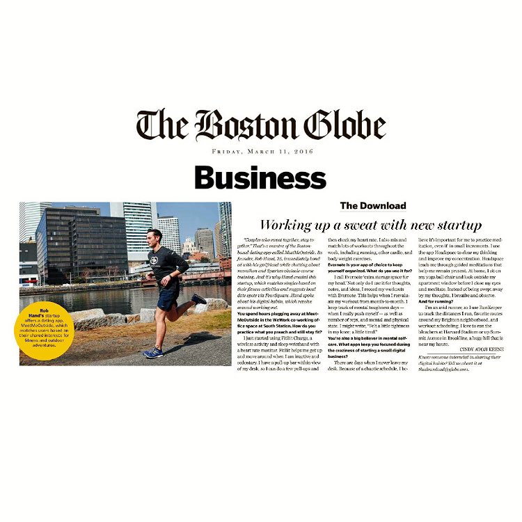 MaryConcannon's tweet image. Fridays are especially awesome when you spot @MMOutside's @rw_hand in @GlobeBiz! #meetmmo #meetmeoutside 🏃🏼