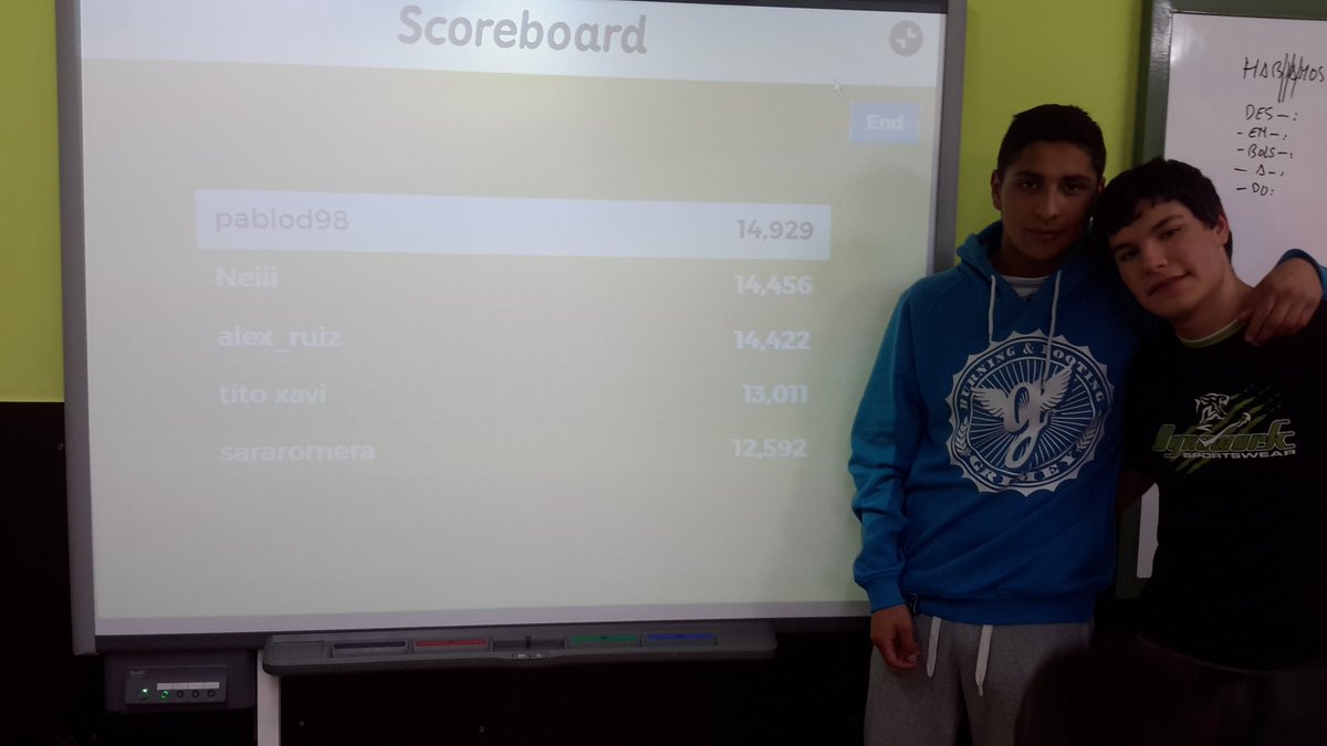 lc_pastor's tweet photo. #BA2D con @GetKahoot ensayando para la Olimpiada de Geografía. Enhorabuena a @pablod98 y @sararomera98 #Machado175 https://t.co/26PFgIT90j