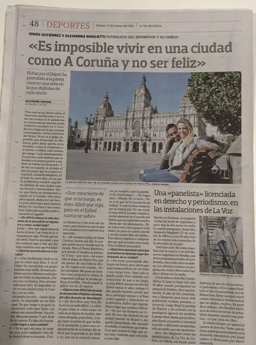 Gracias @lavozdegalicia por la nota!! ??❤️ @elgalgojonas https://t.co/l8EePgLneD