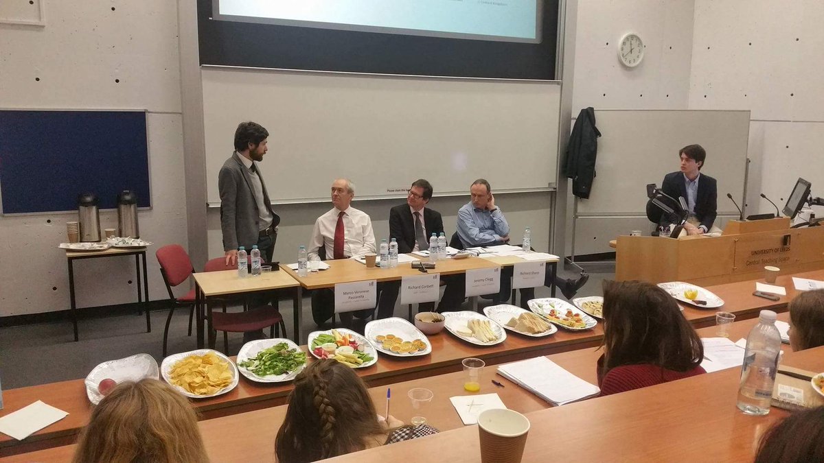 OPENEconLeeds's tweet photo. Getting stuck into the big EU Brexit debate with @RCorbettMEP , Marco Pasarella, Jeremy Clegg and Richard Sharpe https://t.co/y2IN40H2VP