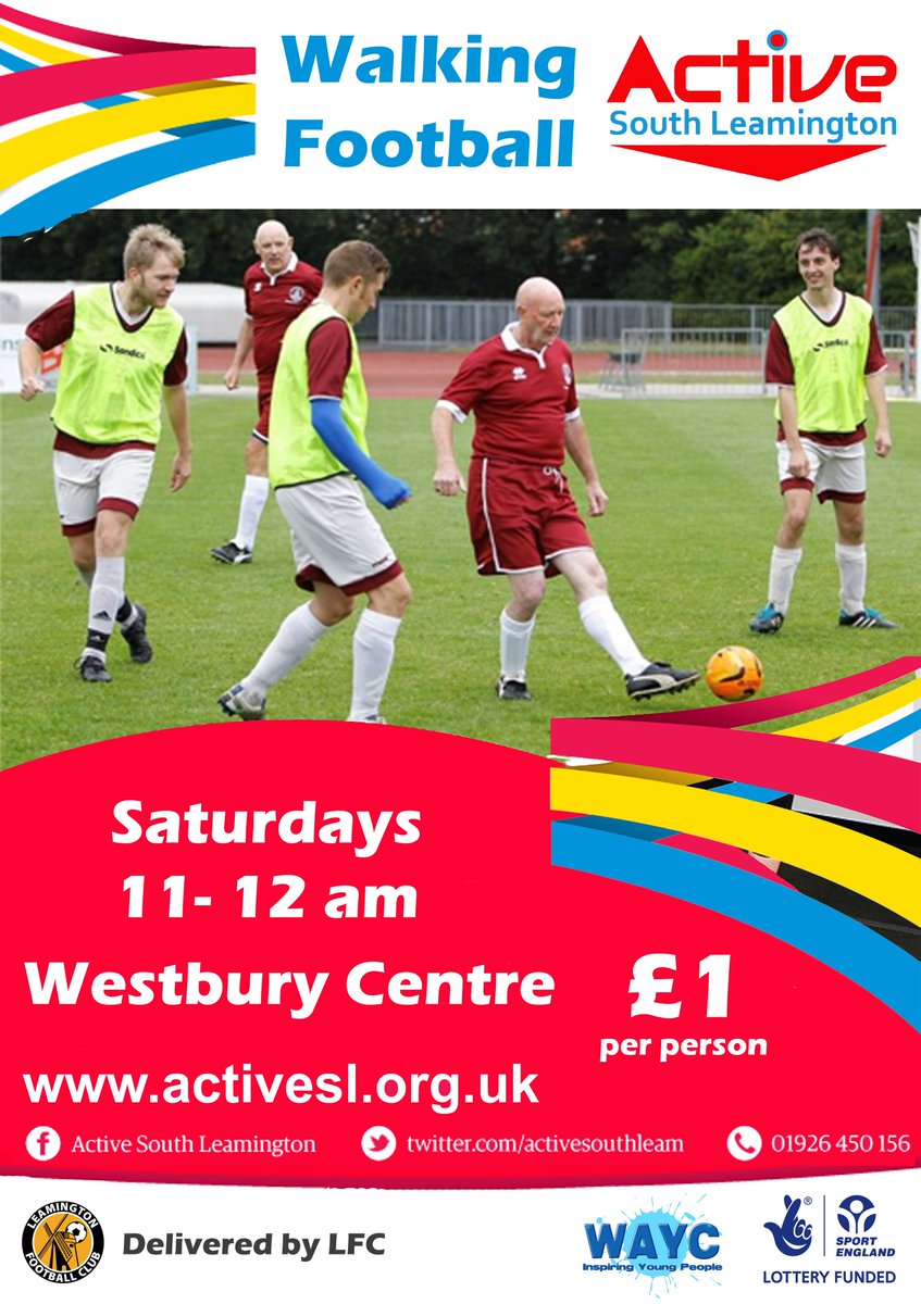 Regular event Walking Football, Leamington Spa What's On Where