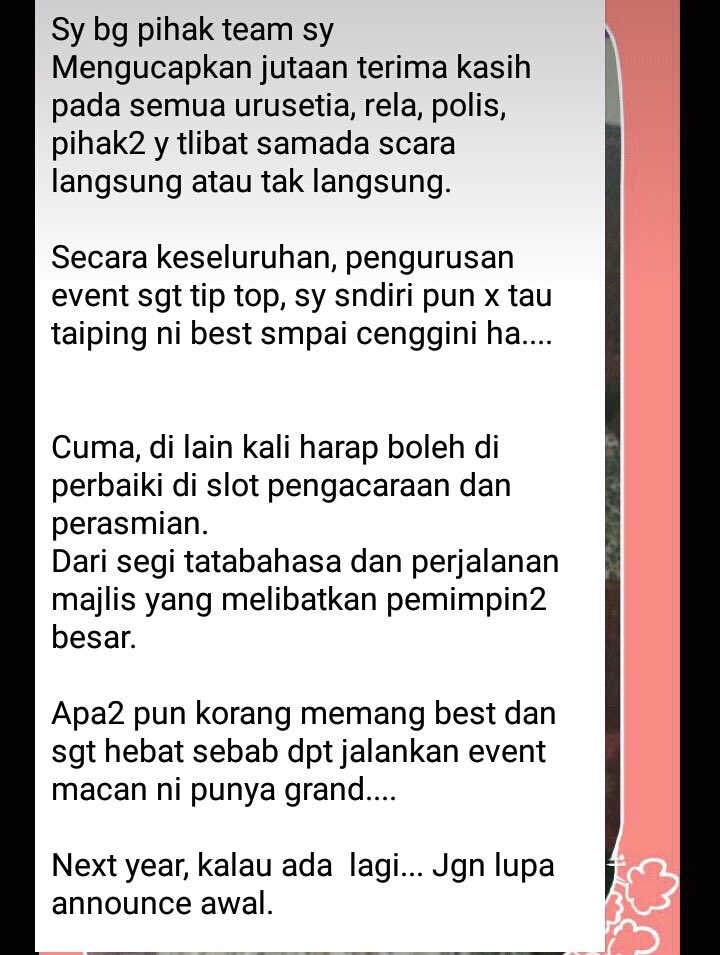 thert2016's tweet photo. Alhamdullilah #feedback1 #thert2016 https://t.co/BhghGKB73f