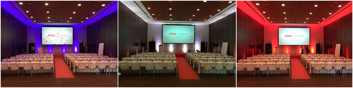 Un mismo montaje, tres efectos diferentes. Así trabajamos la iluminación de WOM Academy en <a href="/SheratonGC/">Sheraton Grand Chennai Resort & Spa</a>