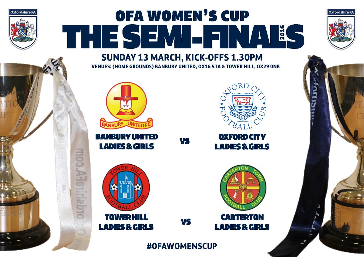 COUNTY CUPS: Who will make the Final?... #OFAWomensCup