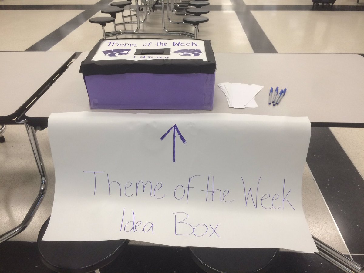HaleyBauer16's tweet photo. Vote for Theme of the Week for Spring Sports at lunch today. @RunyonLee https://t.co/fOgkFEVcEK