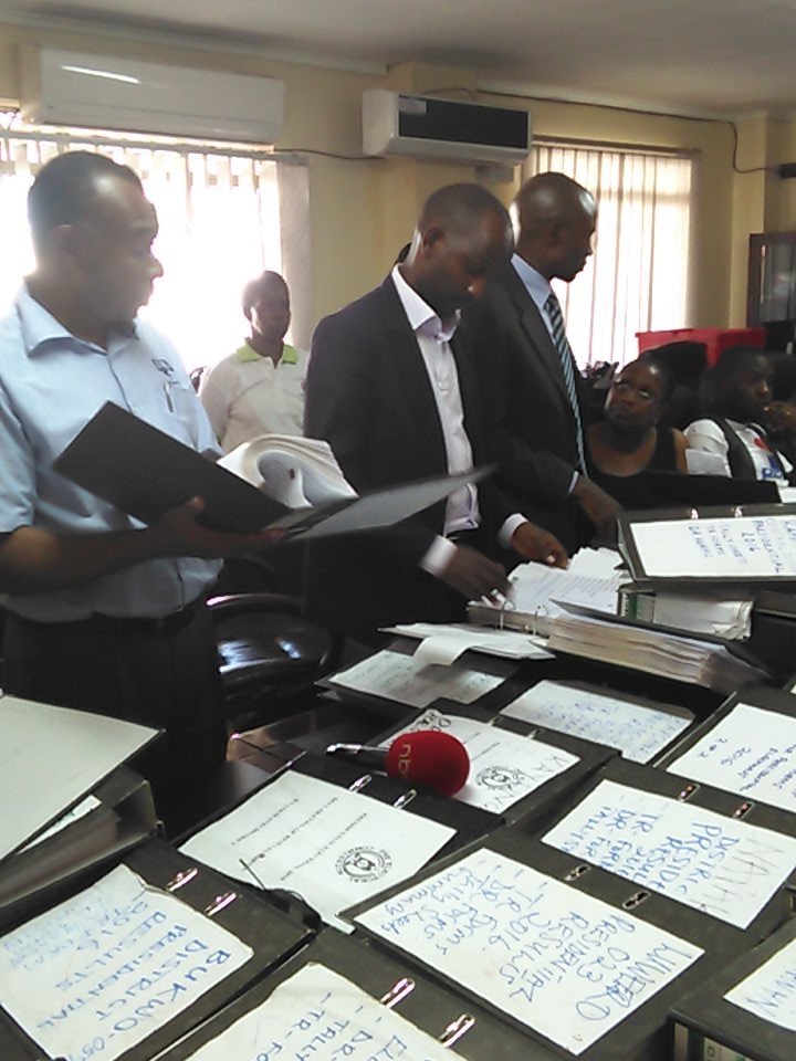 As requested <a href="/UgandaEc/">The Electoral Commission - Uganda</a> has lined all DR forms to the lawyers