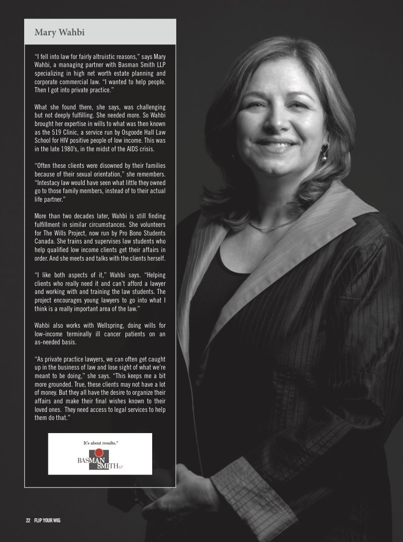 Mary Wahbi of Basman Smith finds career fulfilment through <a href="/PBSCNational/">PBSC | EPBC</a> wills project. She's an #A2Jchampion!