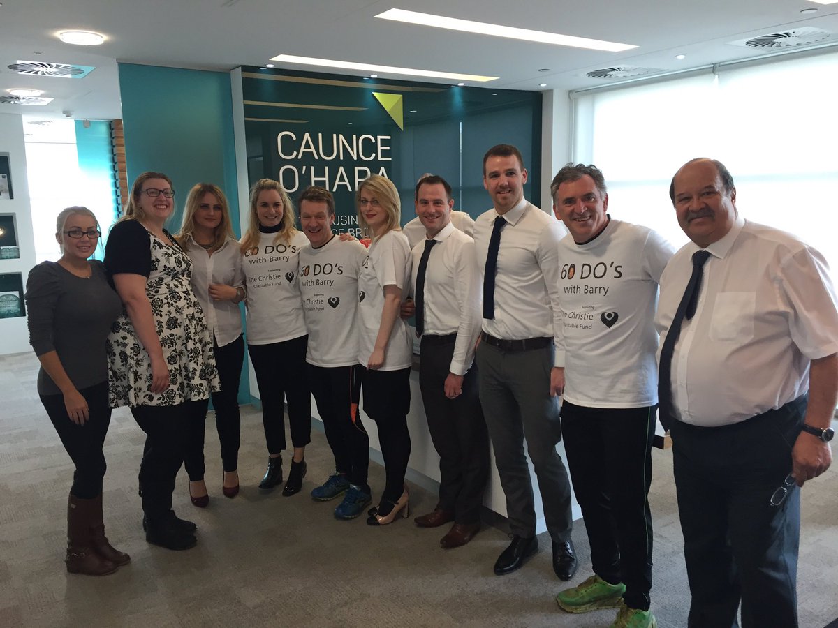 60doswithbarry's tweet photo. Made it up 11 floors to @CaunceOHara who have done great work raising money for #60doswithbarry thanks everyone 👍😄 https://t.co/ELaVKO1KHe