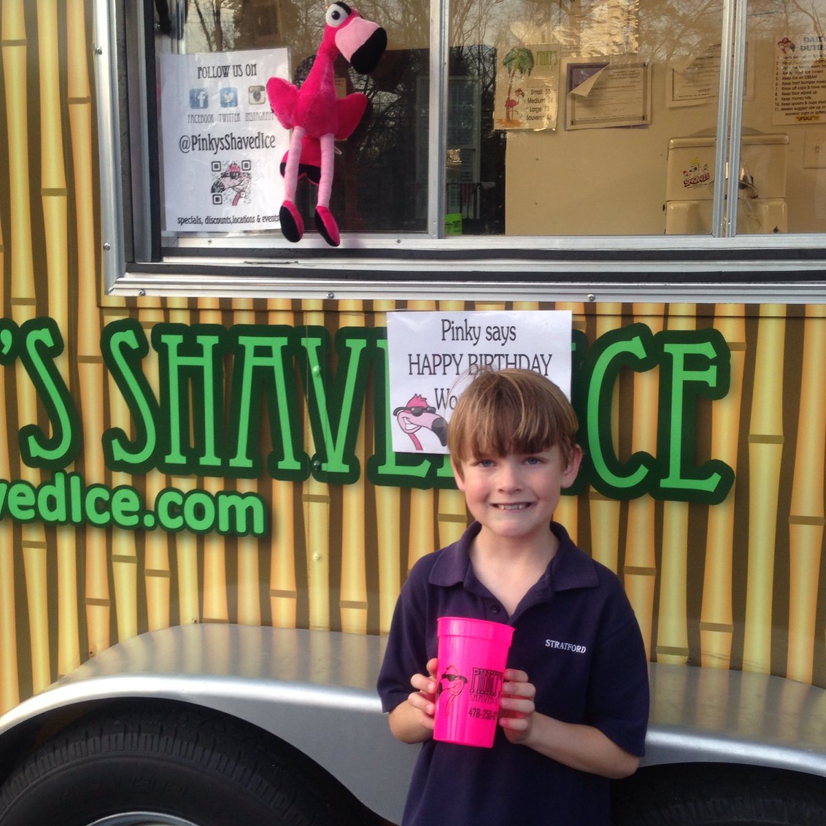PinkysShavedIce's tweet photo. Pinky would like to wish a Happy birthday to Woodson!! https://t.co/4NEd1AtkEy