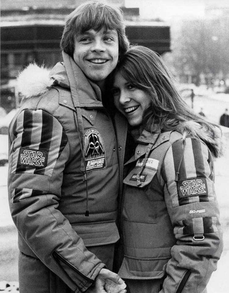 jadedvader's tweet photo. Happy Force Friday! Here. Have a Mark & Carrie mini pic post to brighten your day! #MTFBWY #tgif #ForceYes https://t.co/9u4LK3nE0d