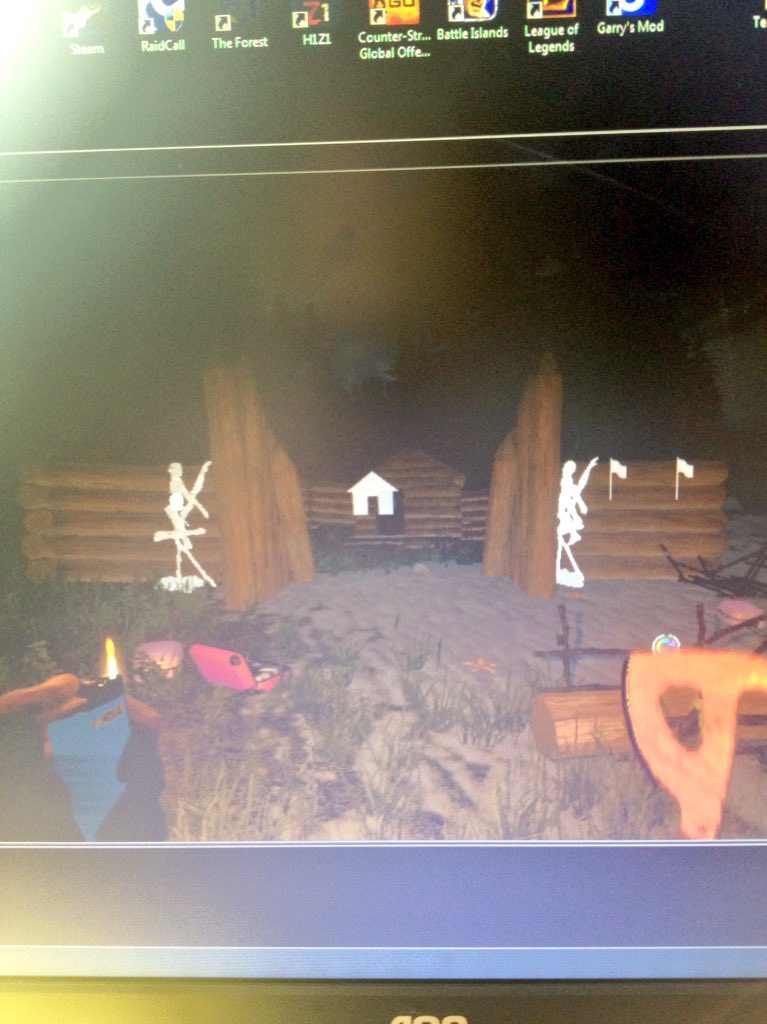 GamerJake155's tweet image. My new base on The Forest, only took 20 minutes, still looks good😀👌