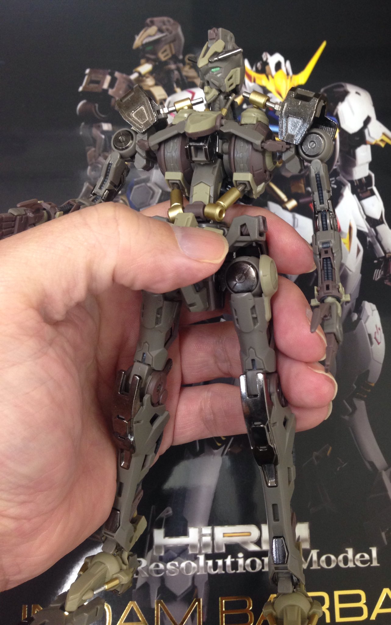 寺岡賢司 님의 트위터 ハイレゾリューションモデル ガンダムバルバトス サンプルいただきました 重量感と密度がすばらしい 組み立てプラモとは思えない質感です T Co Baxrxmpm5n 트위터