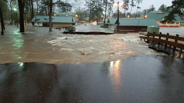 .@ashleyrwwl reporting that #washington parish fairgrounds bridge is washed out and a building ...