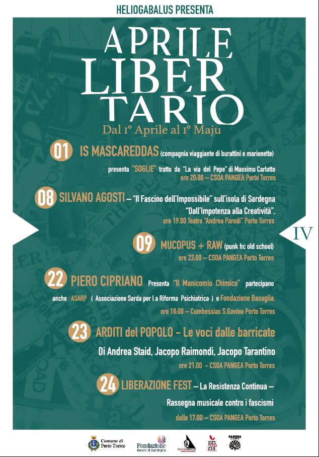 _HeliogabalusPT's tweet photo. #AprileLibertario dal 1 #Aprile al 1 #Maju sull'isola di #Sardegna 
@pierocip @staid_andrea @Roberto @silvanoagosti https://t.co/UJ4QbTUmBq