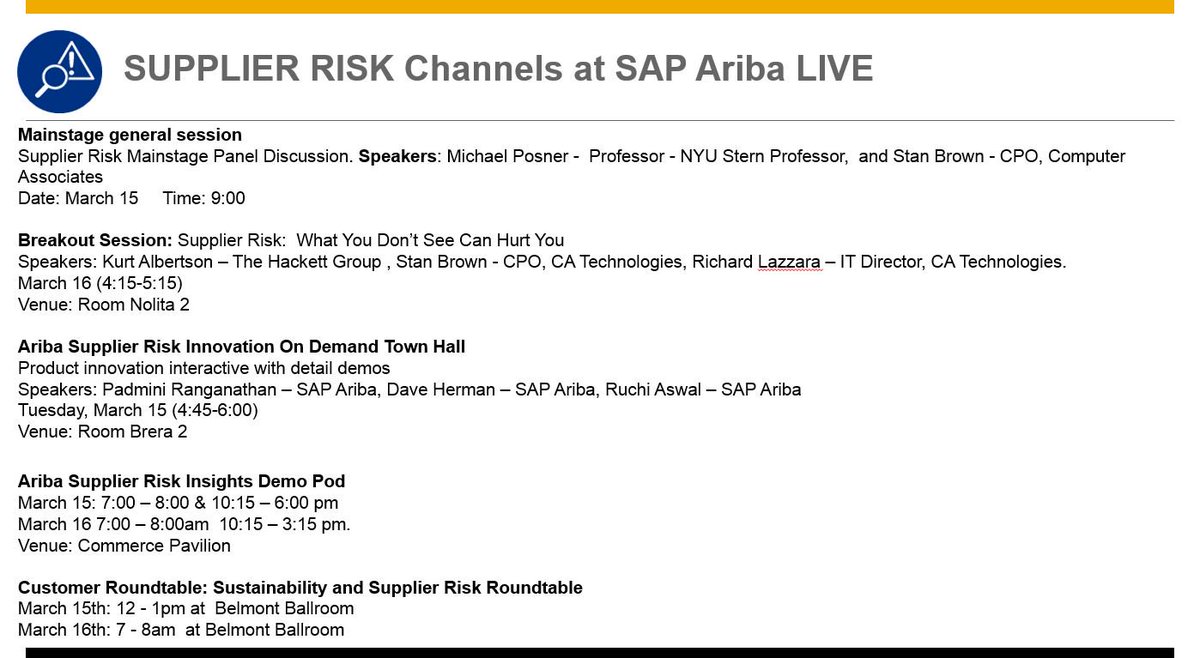 SeanTnoP's tweet photo. Sustainability is a hot topic for all organizations. See what new innovations at #SAPAribaLIVE will be introduced https://t.co/e6UYqGb1Su