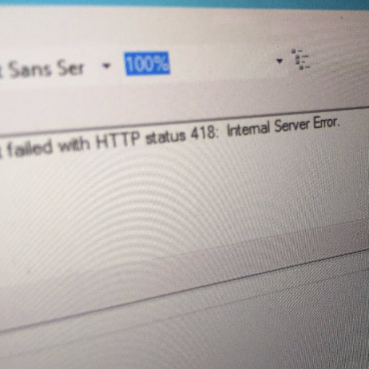 Mmartain's tweet image. SharePoint humor... #imateapot