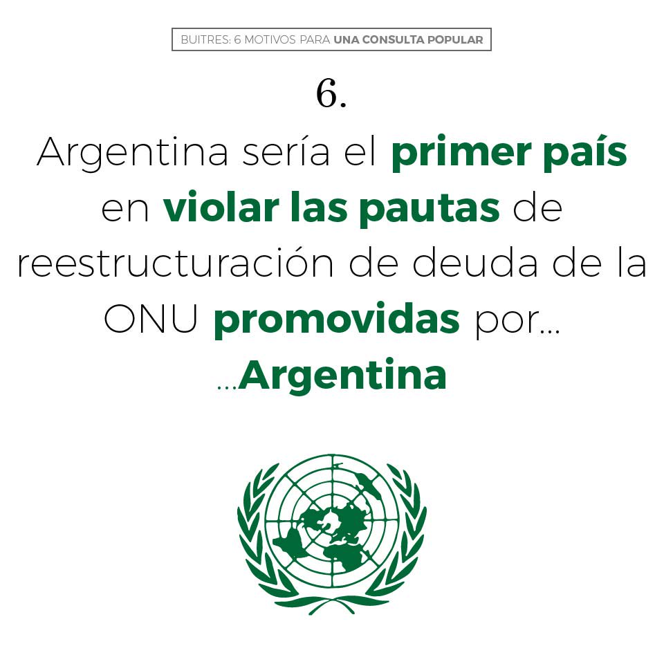 PatriaGrandeArg's tweet photo. #Buitres 6 motivos para una #ConsultaPopular https://t.co/LOCNVSswki