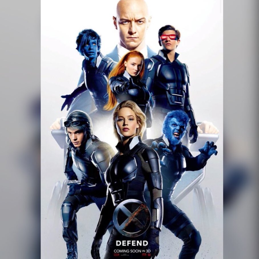 MaxConPe's tweet photo. X-Men: Apocalipse ganhou um novo cartaz. O longa chegará aos cinemas em 19 de maio. #MaxConPE #XMen https://t.co/yS59oG4HfY