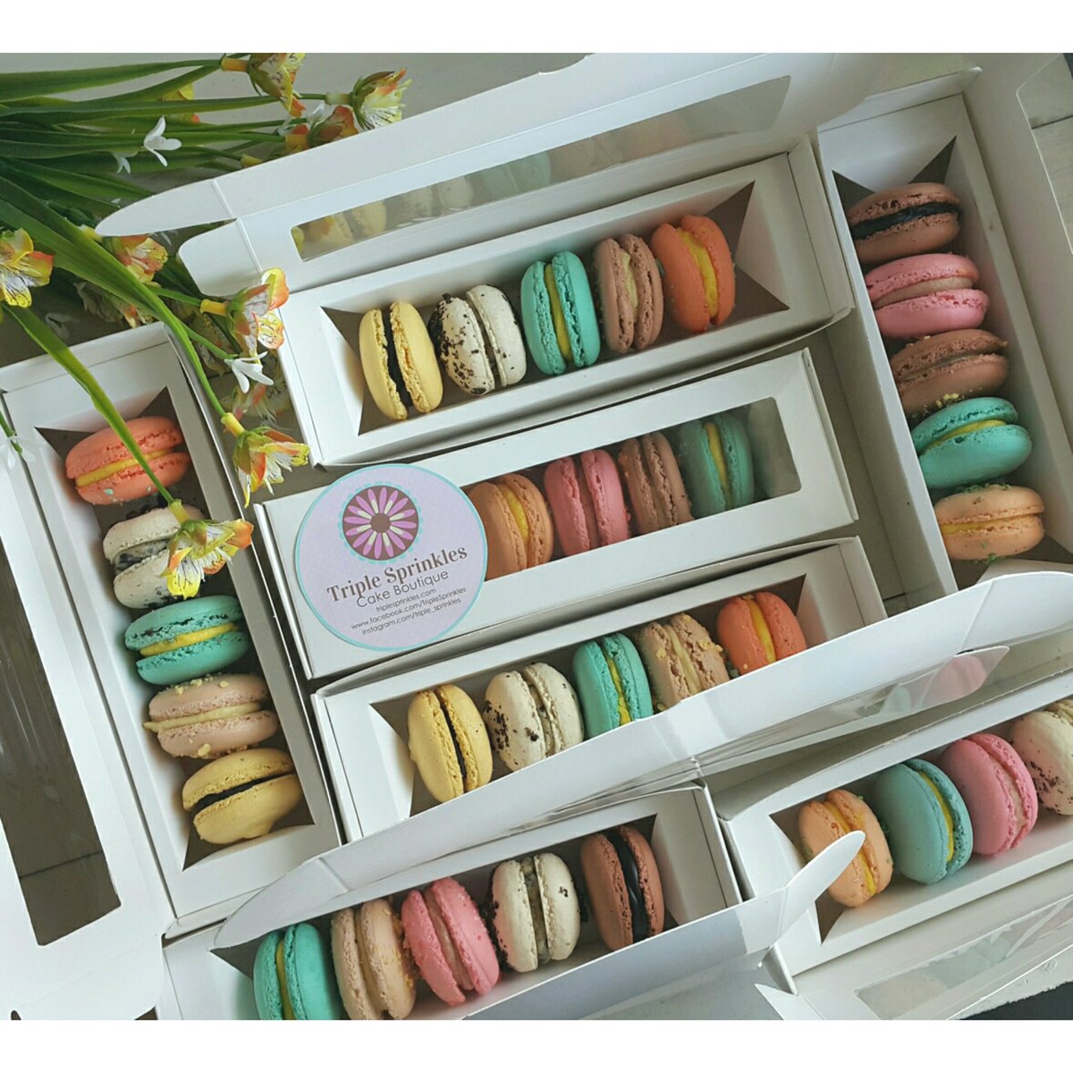 pink_pegaga's tweet photo. #baking and packing #macarons with love ❤ #sabah #kkcity #assortedmacarons https://t.co/mvAk8ZuOwz