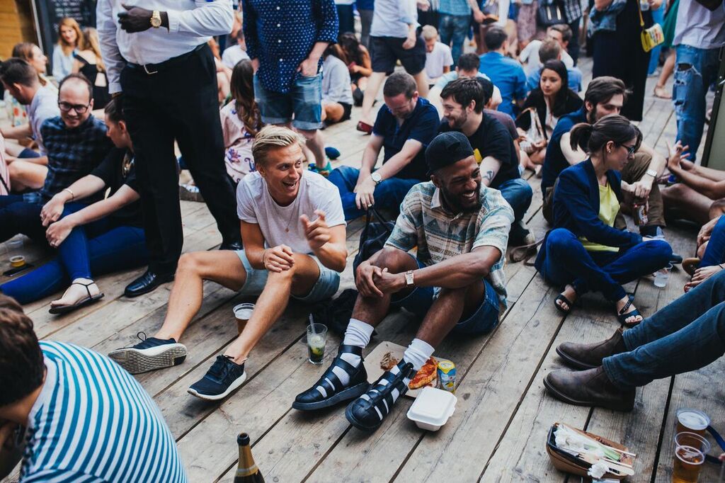 It's sunny at Pop Brixton, head down while it lasts!