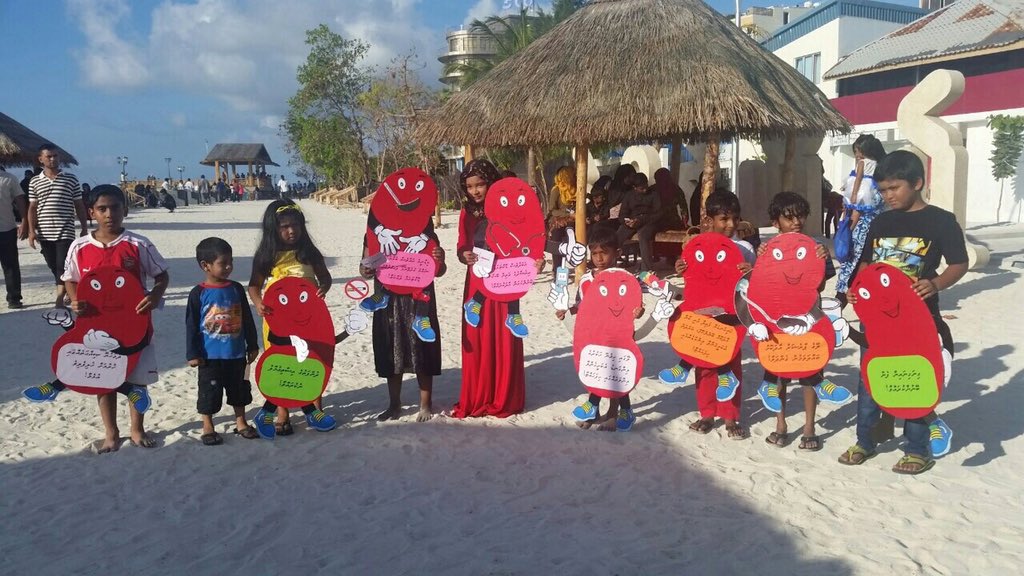 HPA_MV's tweet photo. #WKD2016: Engaging with public, raising awareness on prevention of kidney diseases @Rasfannu @MoH_mv https://t.co/DzaYcmQ0aC