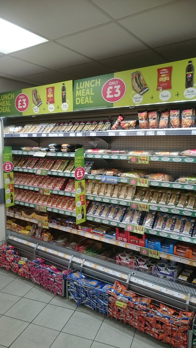 MyLocalHudds's tweet image. Late lunch? Pop into store today and try our fantastic £3 meal deal! Great range of sarnies available #mylocal