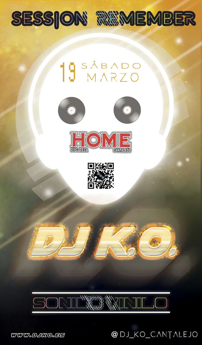 Ya estamos bailando en <a href="/DiscotecaHome/">DISCOTECA HOME</a> solo de pensar lo que nos viene encima el día 19 de marzo <a href="/Dj_KO_Cantalejo/">Dj KO Cantalejo</a>