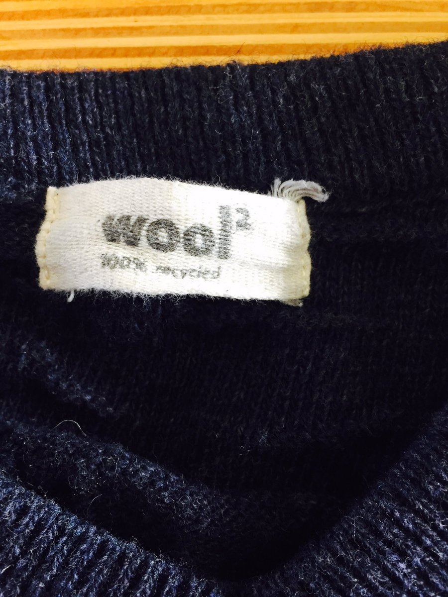 Olaut's tweet photo. Mijn circulaire trui in ontvangst mogen nemen van gerecycled wol #Wool2 @CreativeCityLab #duurzamemode Gaaf merk! https://t.co/lAq5AAMw7e